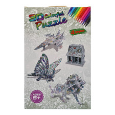Puzzle 3D Colorato LT8886B (Casa) Età 5+ Colorazione Arte