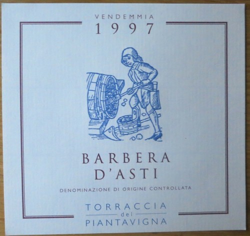 Etichetta vino italia barbera - vino,