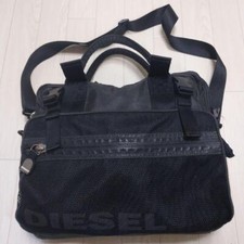 Valigetta nera con logo Diesel