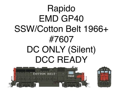 Cintura rapido 40026 emd gp40 - rapido,