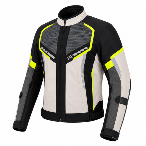 Moto giacca tessuto - moto, da