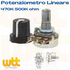 Potenziometro 470K 500K Ohm