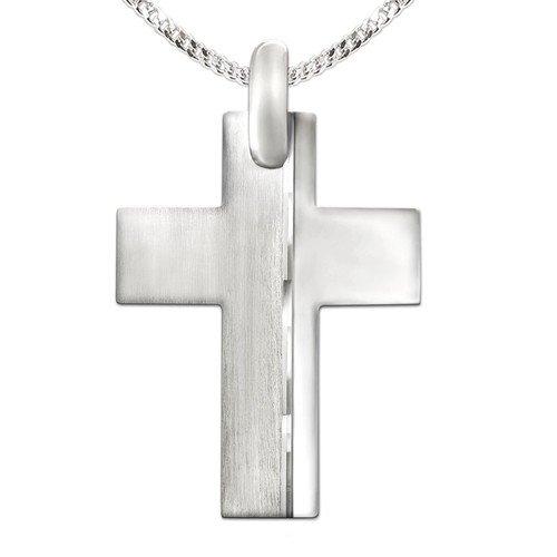 Set argento ciondolo grande - argento,