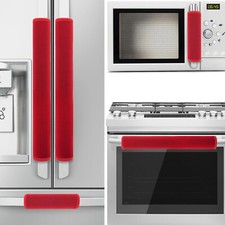 5Pcs Rosso Frigorifero Porta