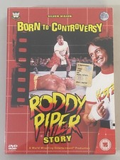 DVD WWE BORN TO CONTROVERSY THE RODDY PIPER STORY Digipack Silver Vision 3-DVD