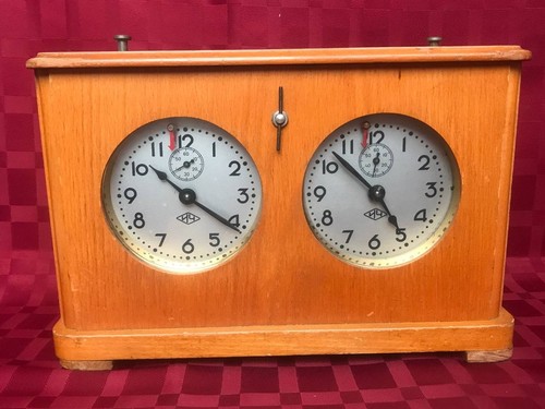 Orologio scacchi legno - scacchi,