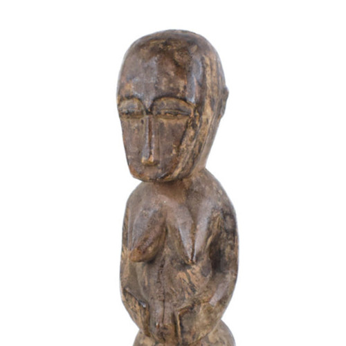 Statuina scimmia femmina - , baule