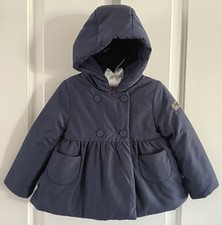 Il Gufo Navy Hooded Coat