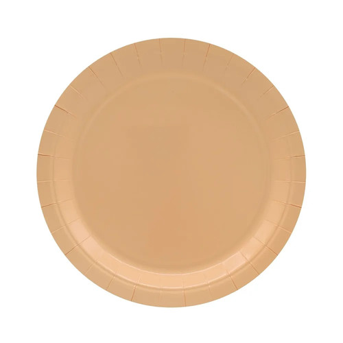 Piatti carta 24cm pesca - in,