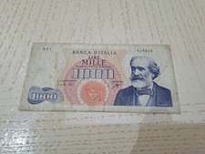 Banconota 1000 Lire G. VERDI 1962 Come In Foto