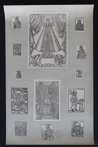 Planche gravures sur bois - 13,