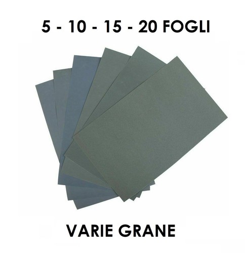 Fogli carta abrasiva vetrata - fogli,