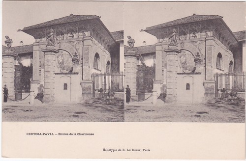Certosa pavia stereoscopica - certosa,