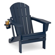 MIDOUAUTOUK Adirondack - Sedie Adirondack pieghevoli in HDPE per tutte le (i5q)