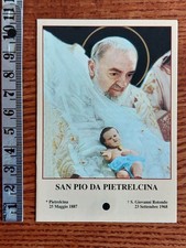 Santino Holy Card PADRE PIO