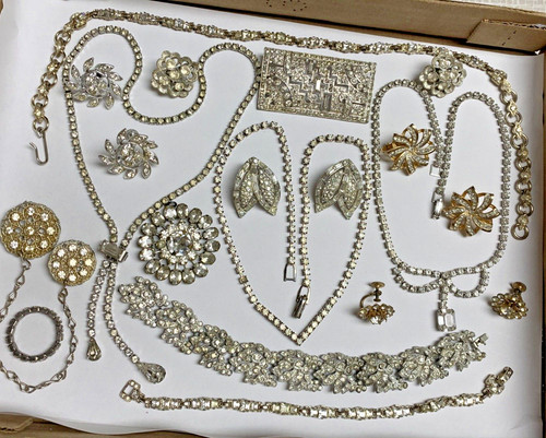 Lotto strass art deco - , antichi