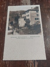 CARTOLINA D'EPOCA BRESCIA PROVINCIA BOVEGNO ALBERGO BELVEDERE VALLE VAL TROMPIA