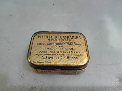 Scatola latta pillole - pillole, di