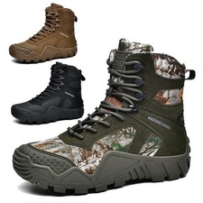 Stivali Uomo Esercito Militare Lavoro Tattici Stivali CombatWalkingOutdoor Escursionismo Taglia