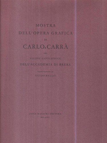 Mostra dell opera grafica - grafica, di