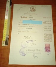 Certificato Casellario Giudiziale di Reggio Emilia 1933