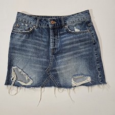 Gonna jeans denim donna Zara