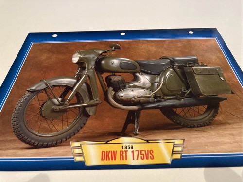 Dkw 175 1956 scheda - dkw, vs