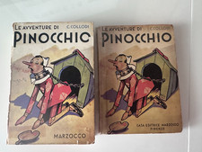 Libro illustrazioni Mussino completo di scatola con statuette legno Pinocchio