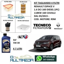 KIT TAGLIANDO 4 FILTRI E OLIO
