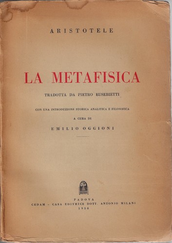 Aristotele metafisica - aristotele..la,