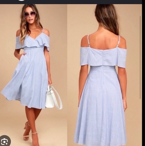 Abito midi lulus bianco - midi,