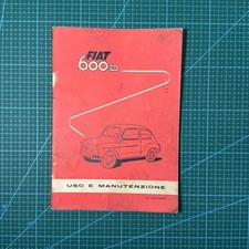 FIAT 600 D Libretto Uso e