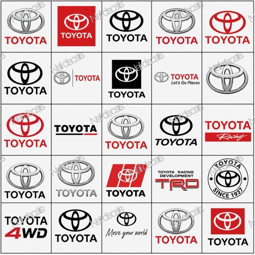 Toyota decalcomanie unghie - decalcomanie,