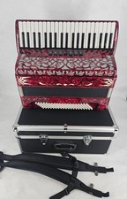 Piano Accordion red Pearl
