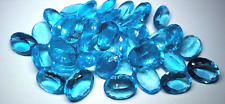 Topazio Azzurro 20PC LOTTO Lab Ovale 18x13mm Calibrato per Gioielli  Orafo