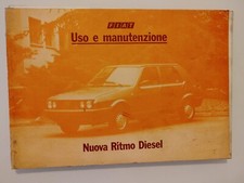 MANUALE FIAT RITMO DIESEL USO