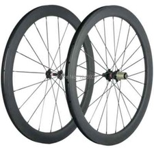 Set ruote 700C 50mm Tubuless in fibra di carbonio bici da strada larghezza 25mm ruote bici da corsa