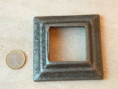 Piastra base ferro battuto - piastra,