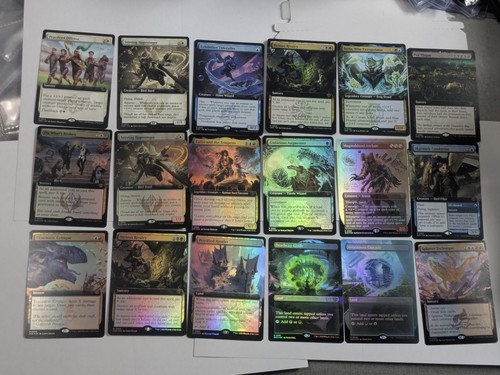18x carte rare - rare, secrets