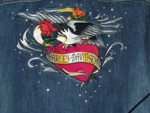 Giacca denim donna - , harley