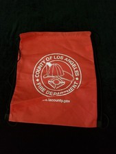 Zaino rosso con coulisse