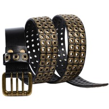 Cintura in vera pelle gotica