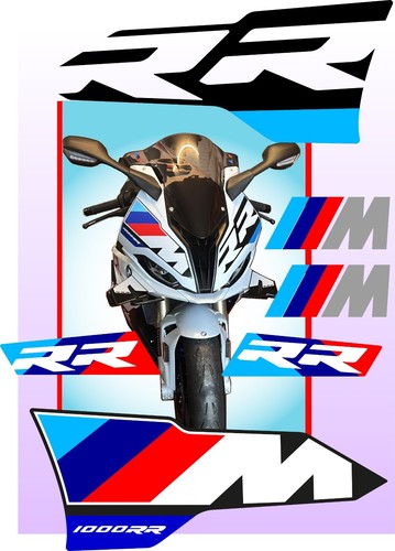 Adesivi moto bmw 1000 - moto,