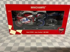 1/12 MINICHAMPS FIRMATO JAMES TOSELAND DUCATI 999F04 WSB 2004