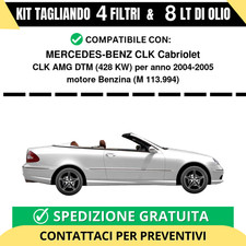 Tagliando per MERCEDES-BENZ CLK Cabriolet CLK AMG DTM 428 kw Benzina 2004-200...
