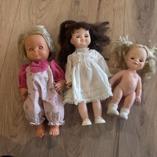 Bambole vintage made in - bambole, x3
