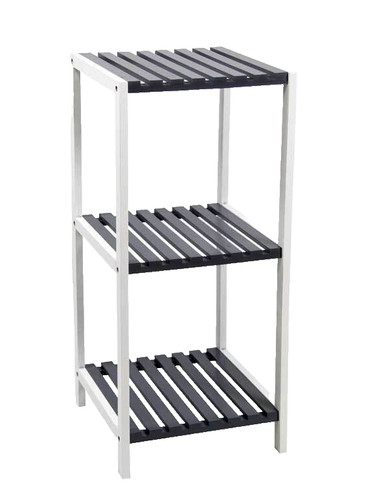 Scaffale legno ripiani bagno - 3,