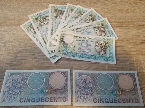 Banconota 500 lire mercurio - banconota,