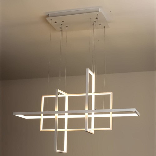 Lampadario sospensione led 98w - lampadario,