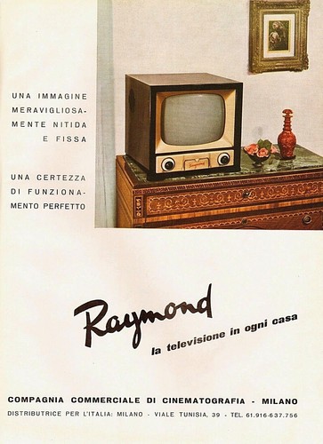 Pubblicita 1954 televisore - pubblicita',